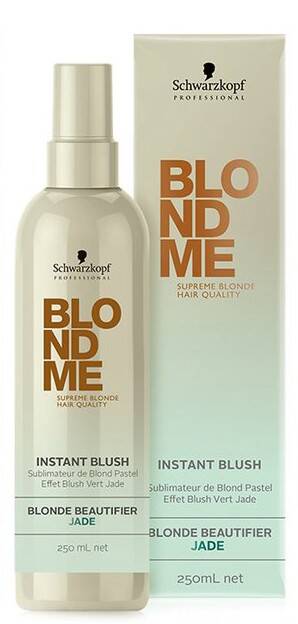 SCHWARZKOPF BlondMe Instant Blush, Zielony toner do włosów, 250ml