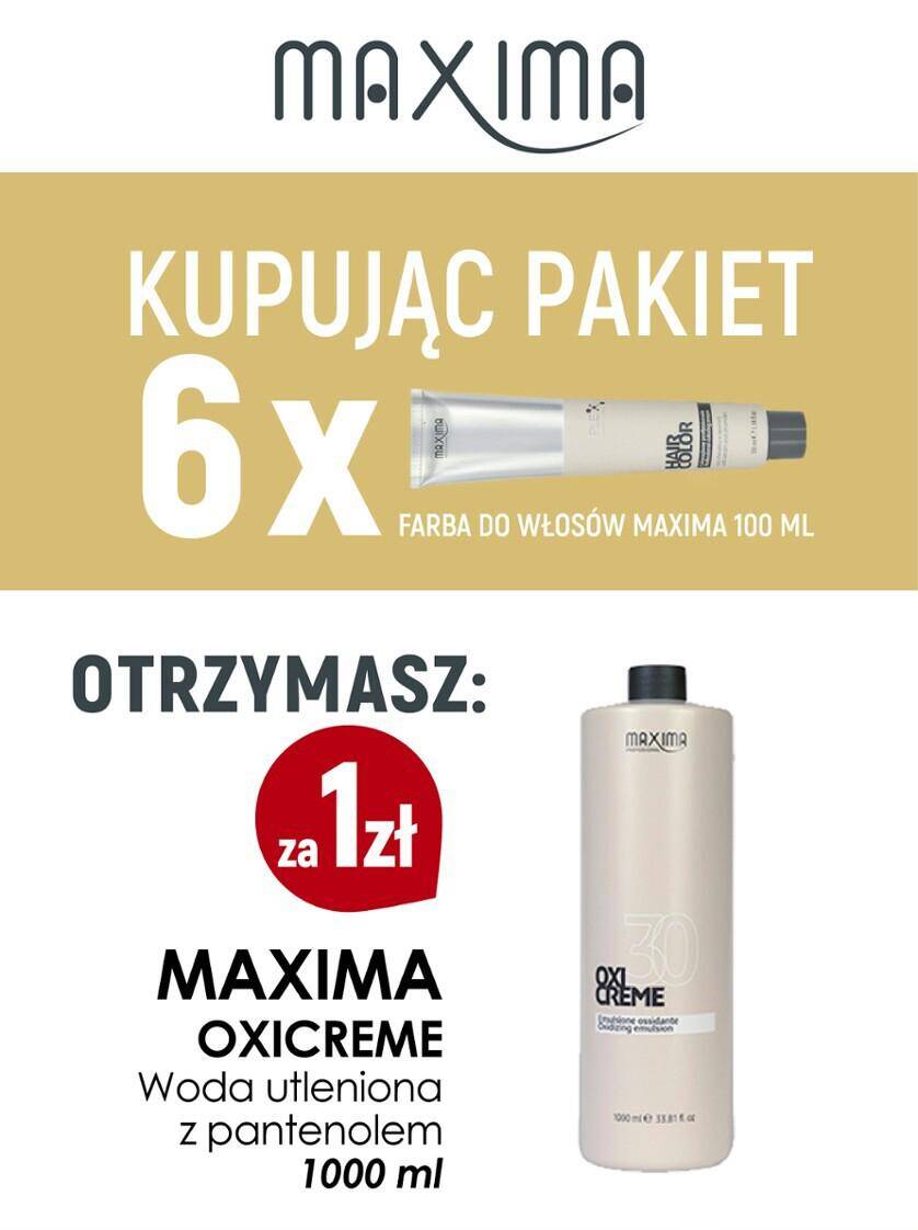 Farba MAXIMA Plex x 6 + woda 1L MAXIMA (Zdjęcie 1)