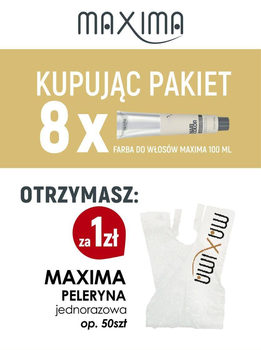 Farba MAXIMA Plex x 8 + peleryn 50szt/op