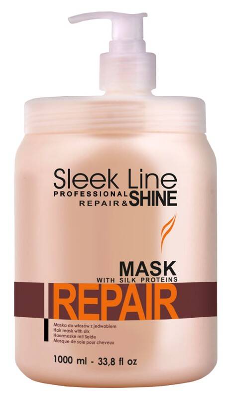 STAPIZ  Maska do włosów 1000ml Sleek Line Repair (Zdjęcie 1)