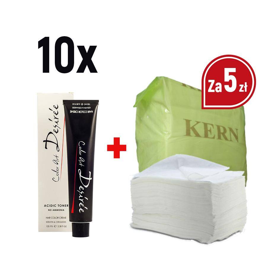 Farba DESIREE x 10 + ręcznik 100szt/op