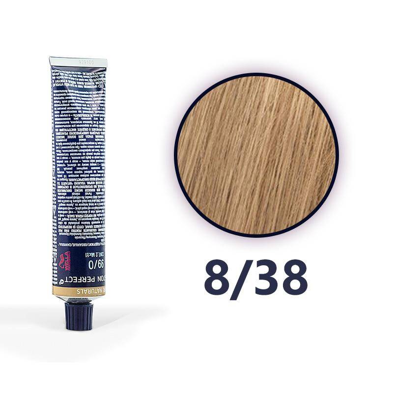 Farba WELLA Koleston ME+ 60ml 8/38 - WYPRZEDAŻ - farby wyprzedażowe nie posiadają pudełek.