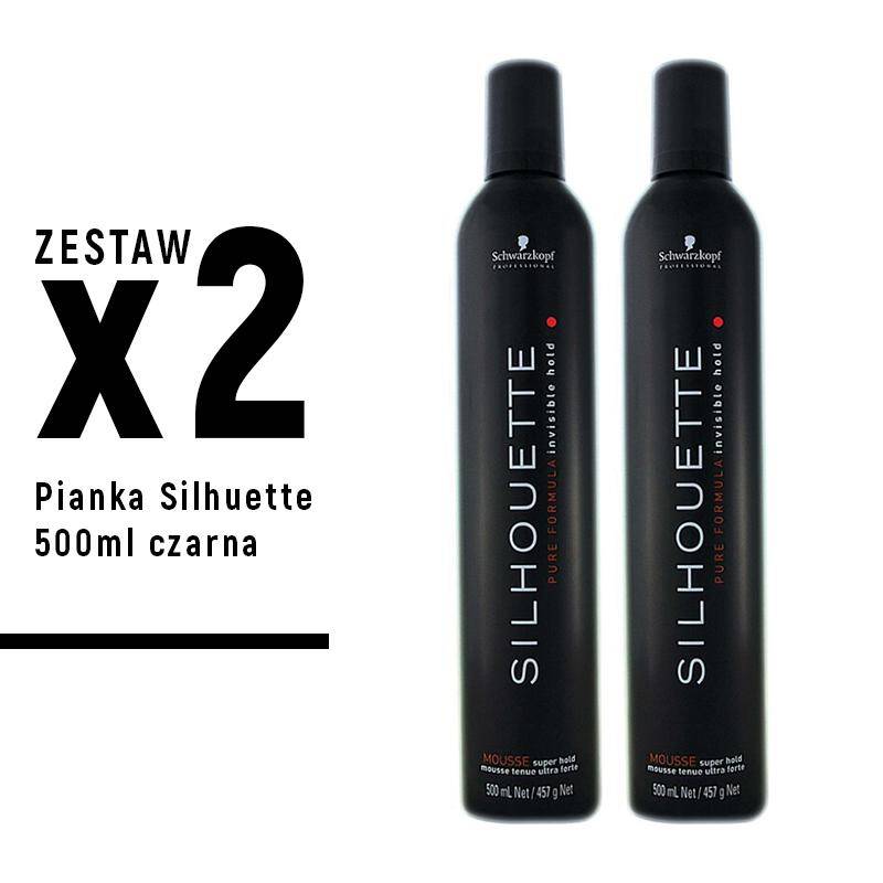 Pianka Silhuette 500ml czarna x 2szt ZESTAW