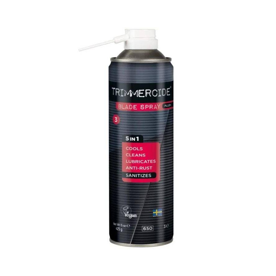 Spray Trimmercide Plus+ 425ml do ostrzy 5w1 oliwi, dezynfekuje, chłodzi