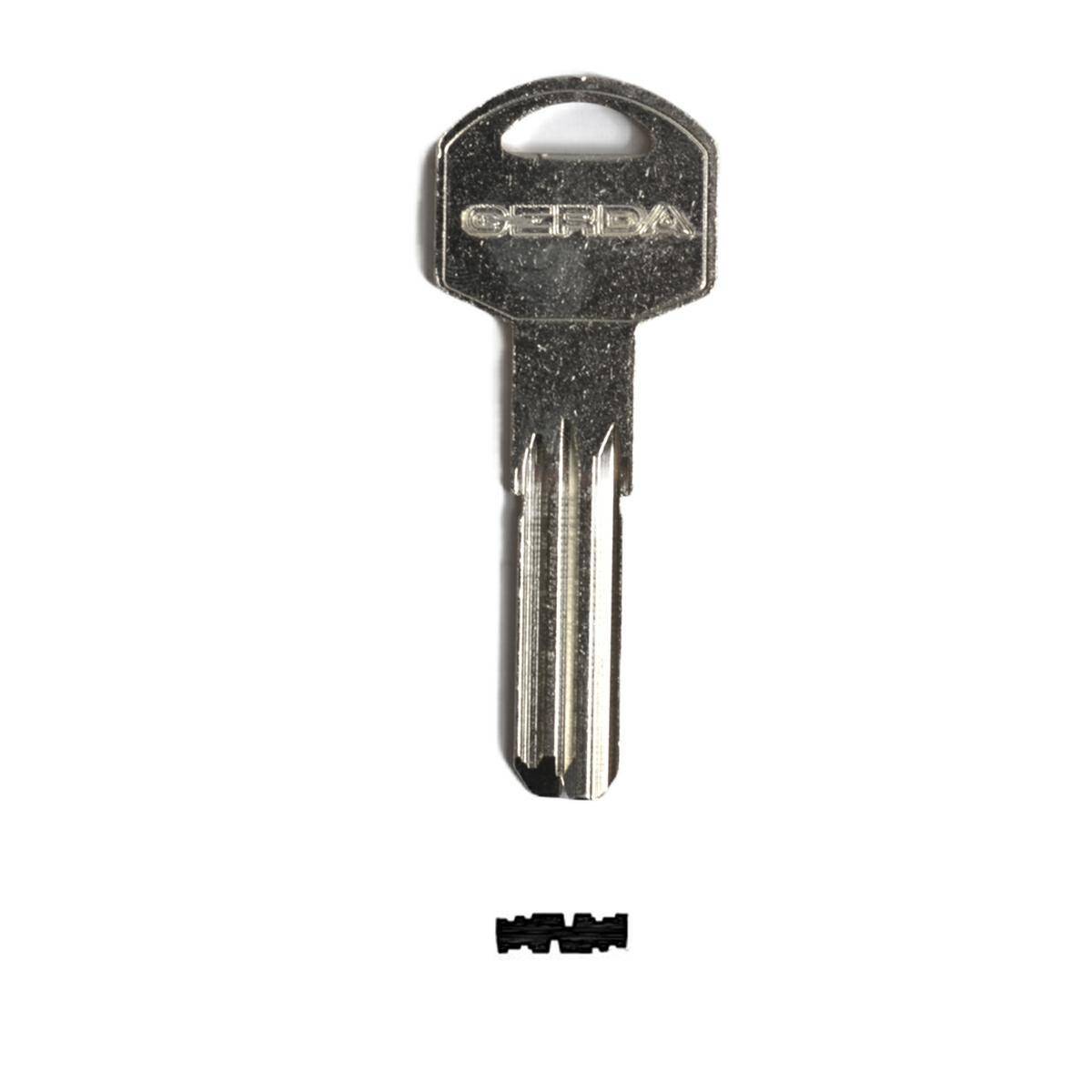 Gerda WKM3 (WK M2) Schlüssel fur Zylinderschloss