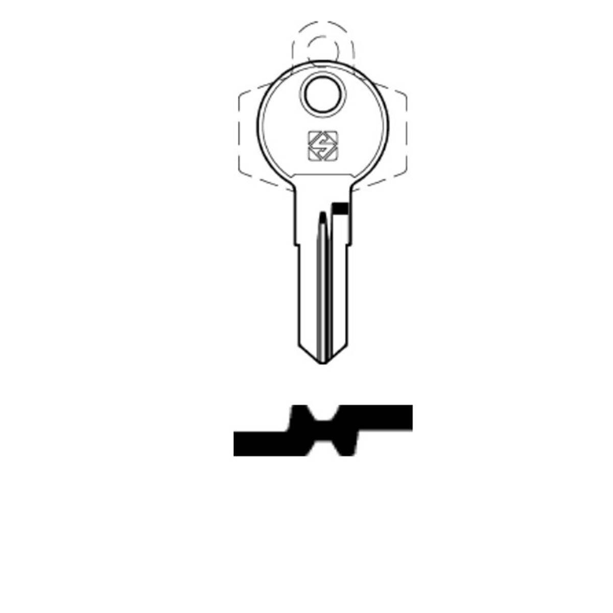 Schlüssel Silca REN5