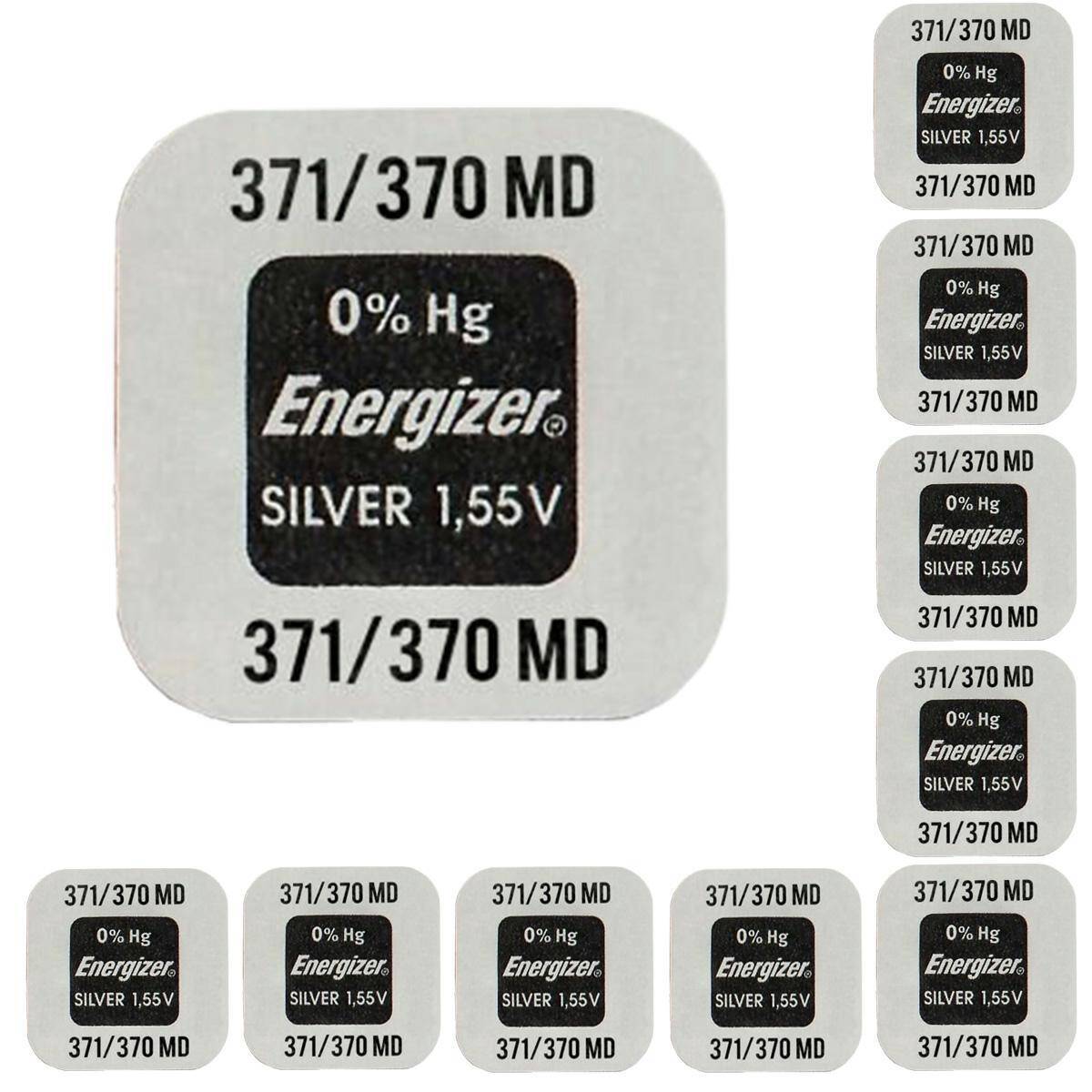 Battery Energizer 371/370 1,55 V - 10 pcs