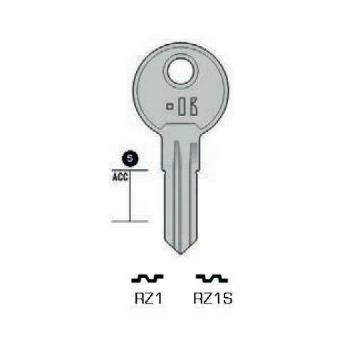 Notched key - Keyline RZ1S