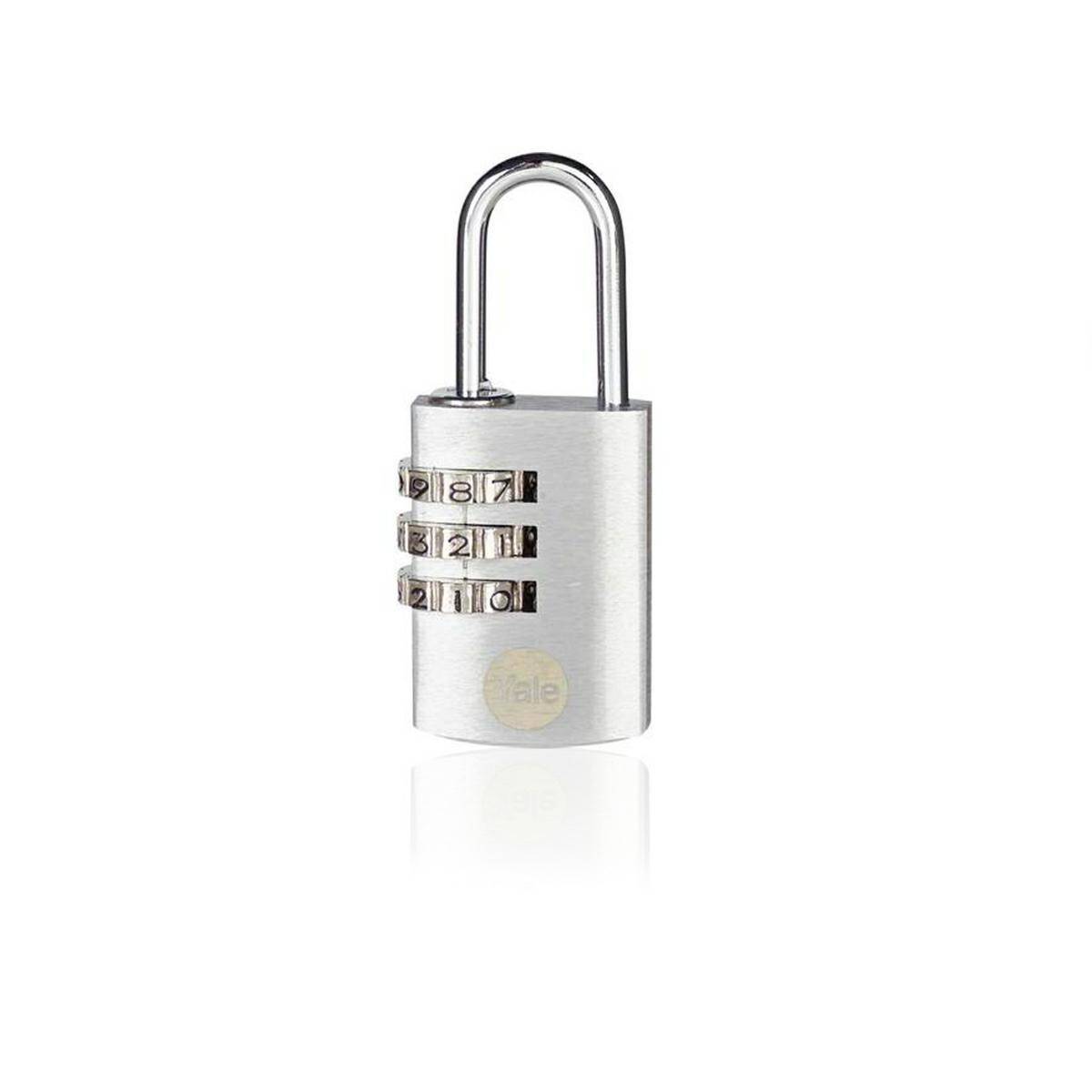 Cypher padlock Yale | brass - silver 23mm