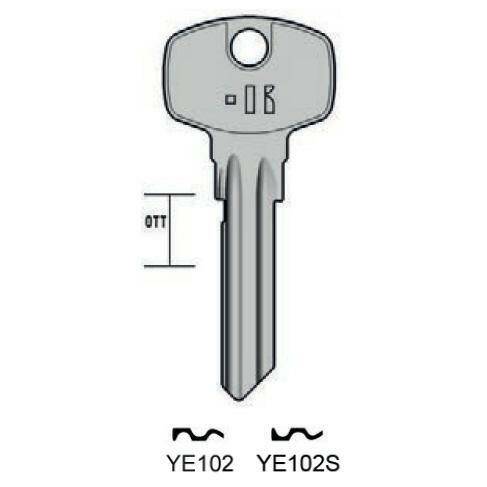 Notched key - Keyline YE102