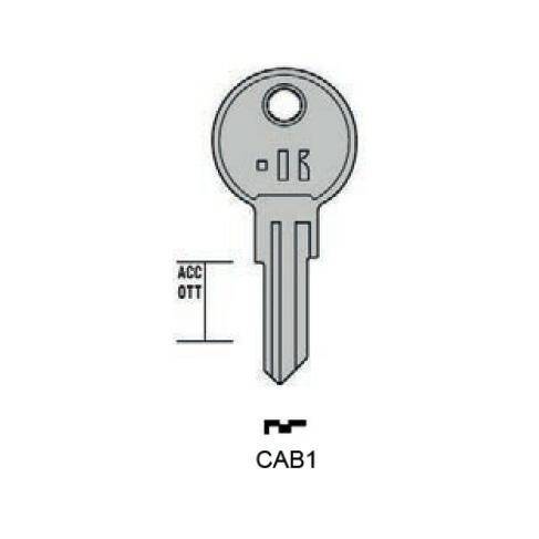 Notched key - Keyline CAB1