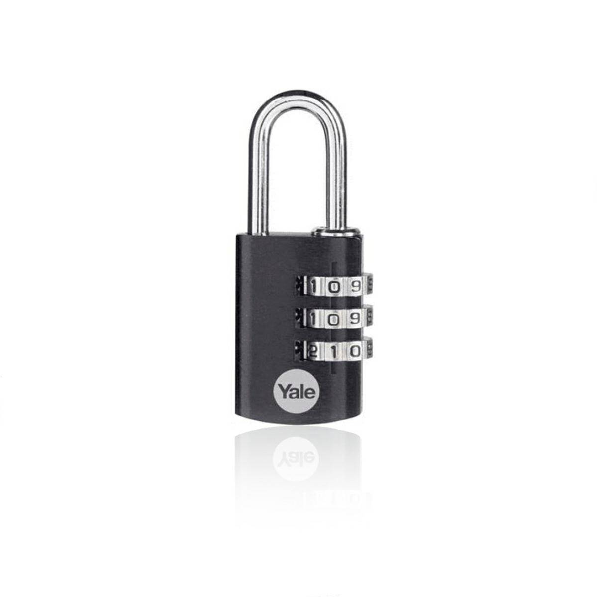 Cypher padlock Yale | aluminum - black 28mm