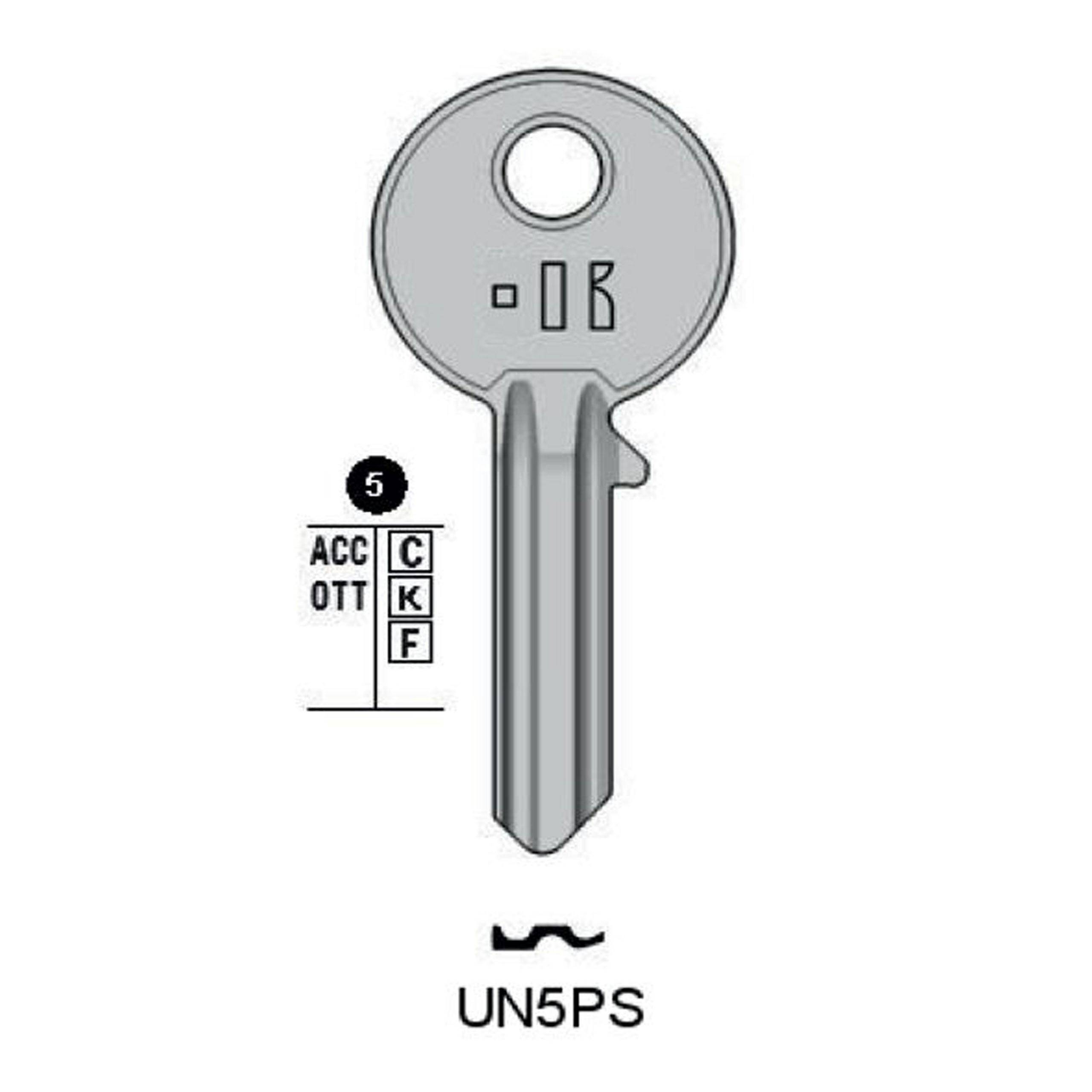 Notched key Keyline UN5PS UL059