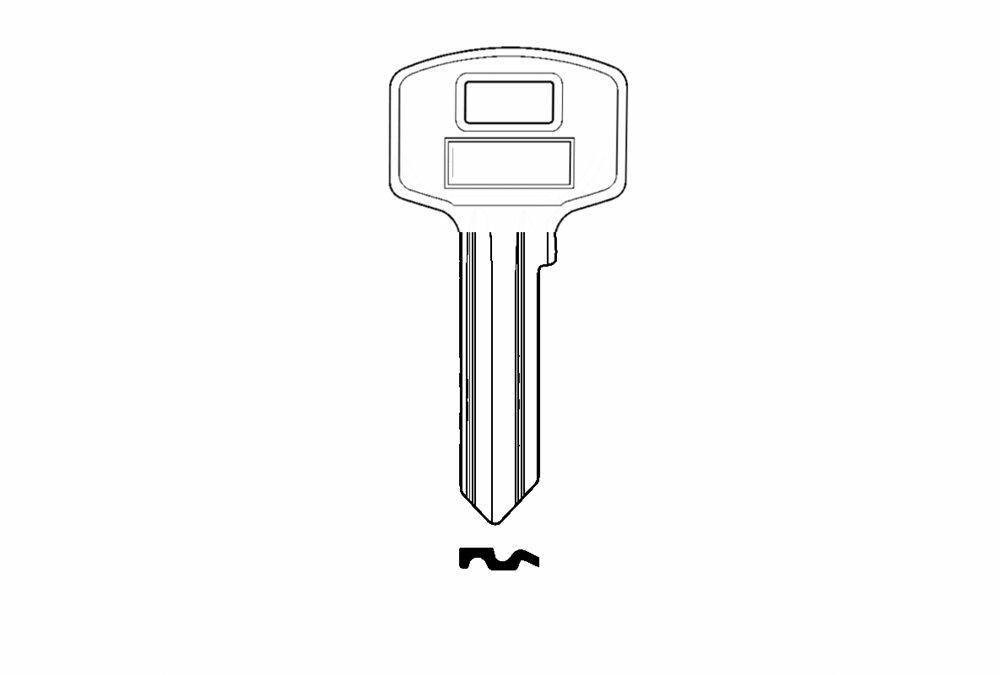 Schlüssel MDM PL2023 - für zylinderschloss A2