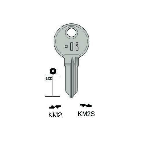 Notched key - Keyline KM2S
