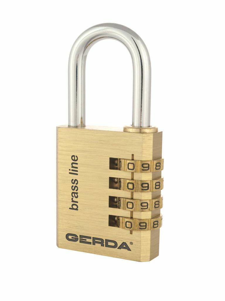 Gerda BRASS LINE KMS S40 shackle padlock