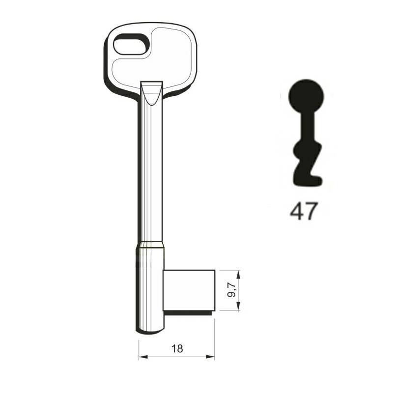 Numbered key Częstochowa type N47