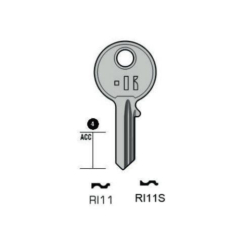 Notched key - Keyline RI11S