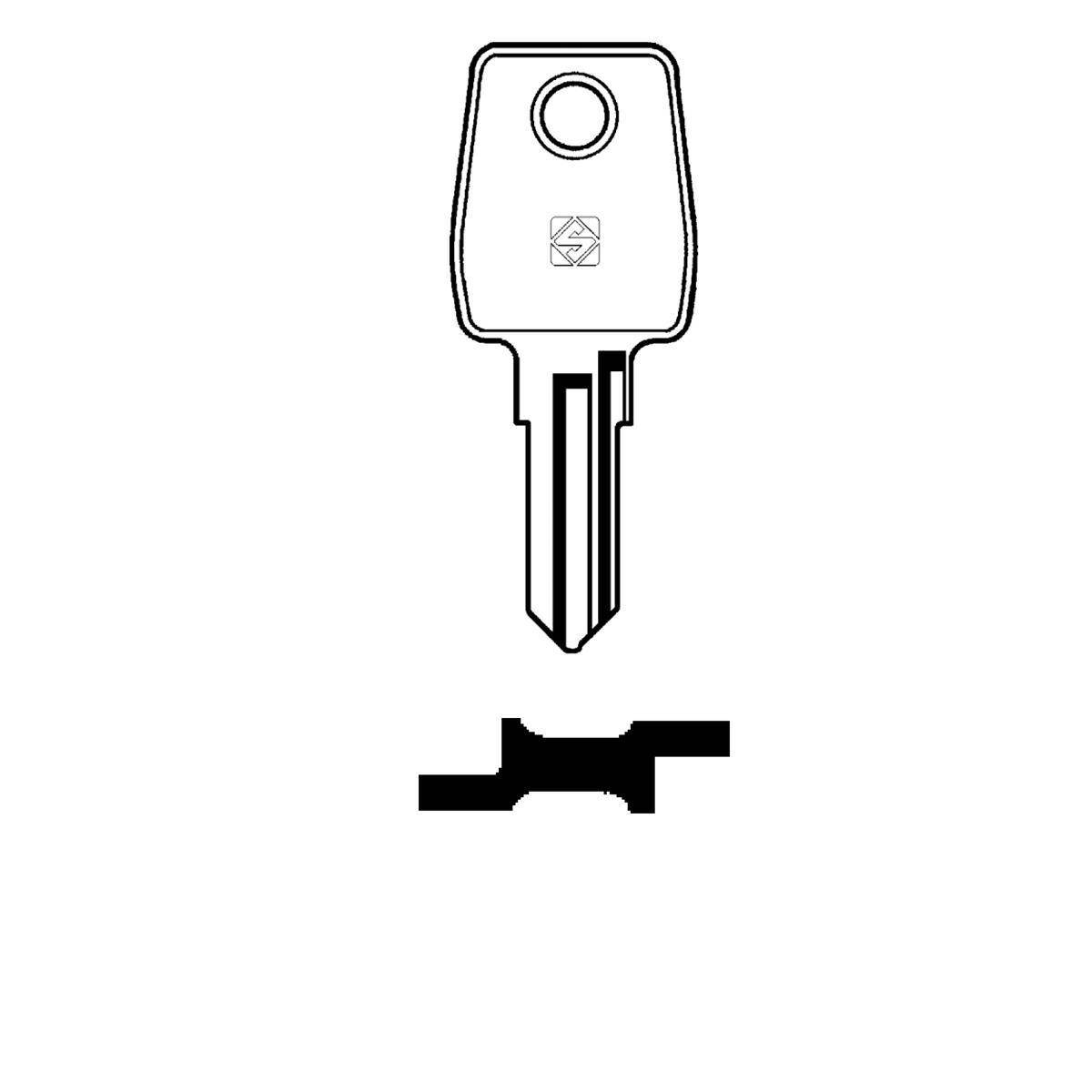 Schlüssel Silca LF20