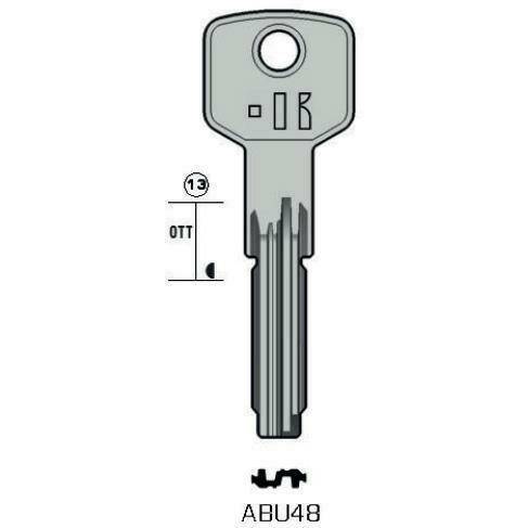 KLUCZ NAWIERCANY -  KEYLINE ABU48