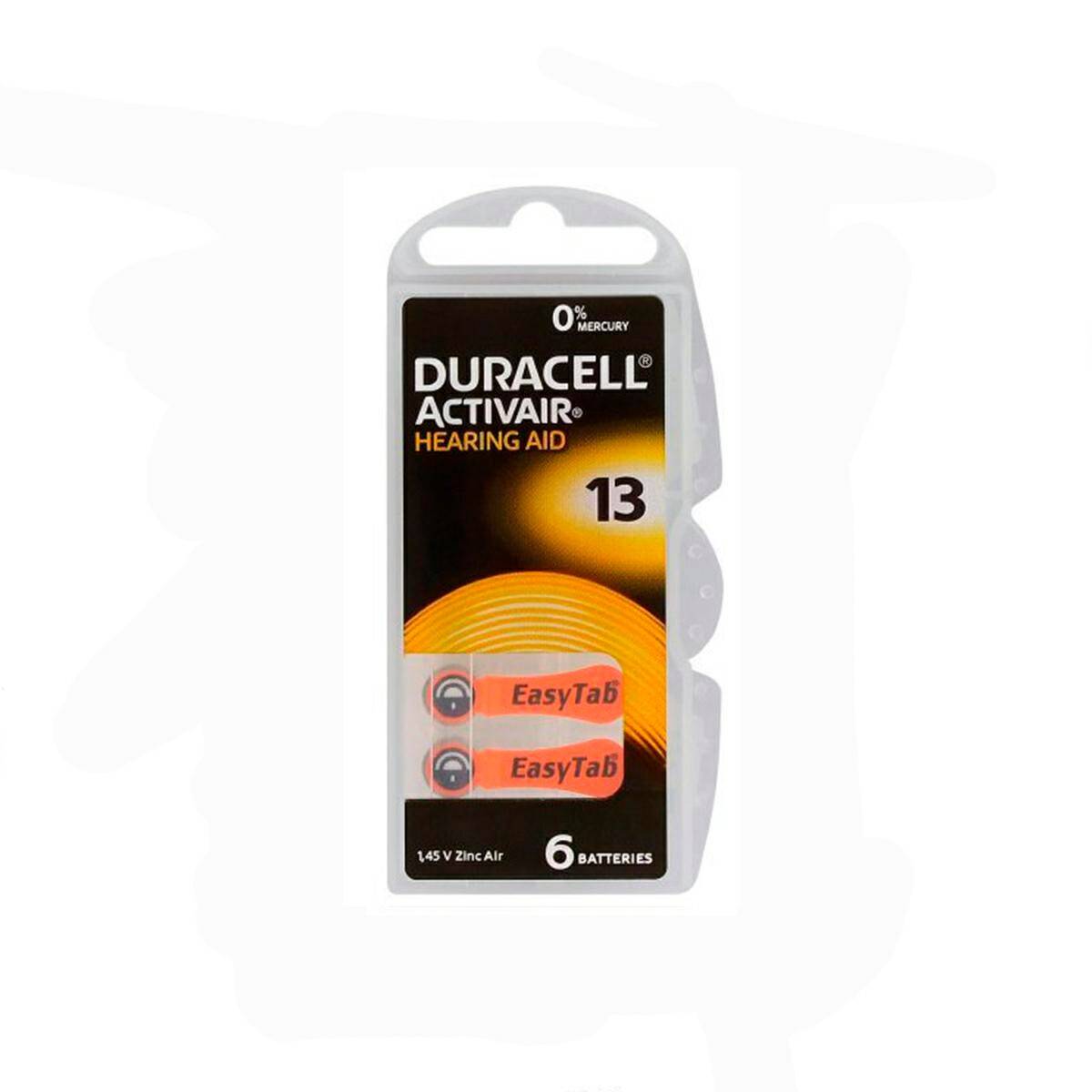 Batterie Duracell Hearing AID 13 1,45V