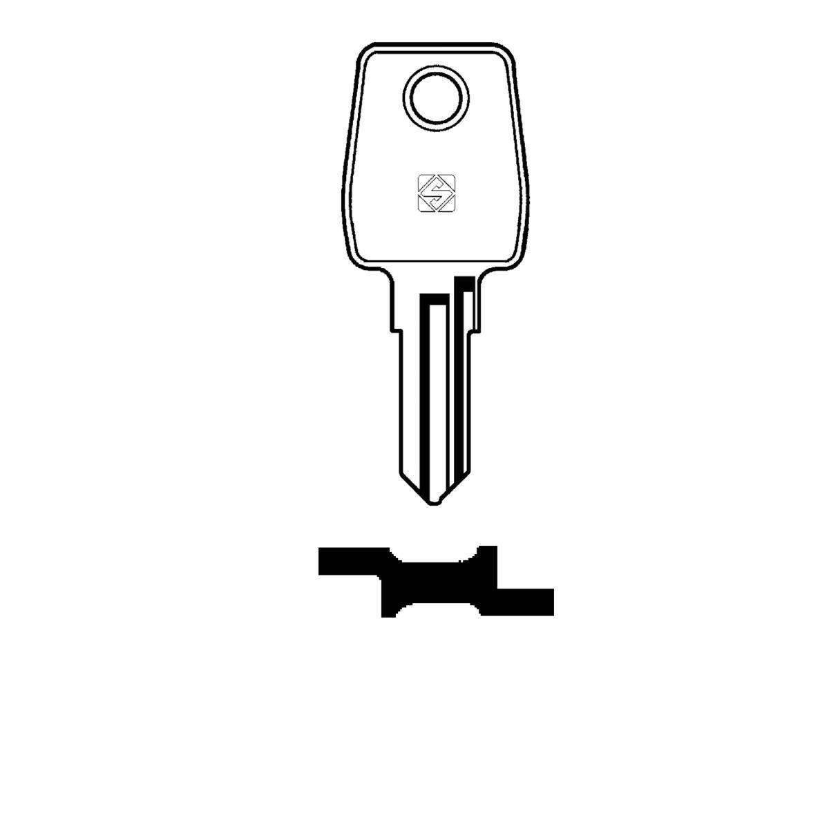 Schlüssel Silca LF20R