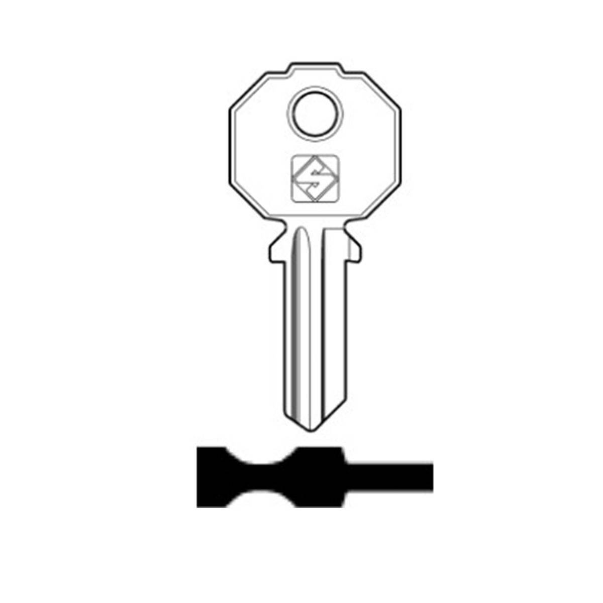 Schlüssel Silca PF2S