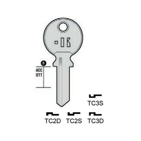 Notched key - Keyline TC3S
