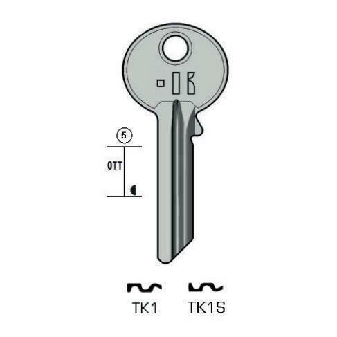 Notched key - Keyline TK1S