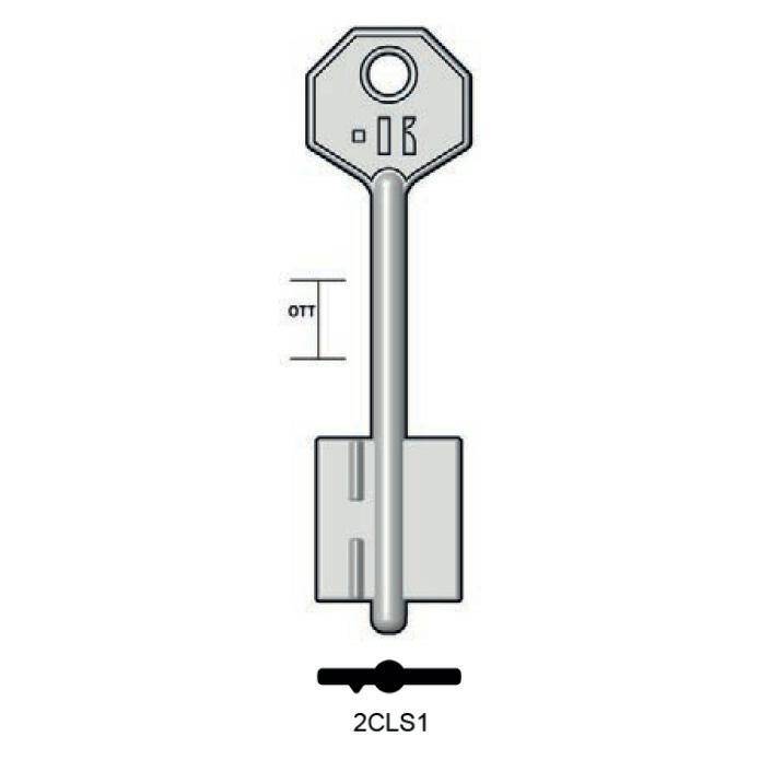 KLUCZ SEJFOWY - KEYLINE 2CLS1