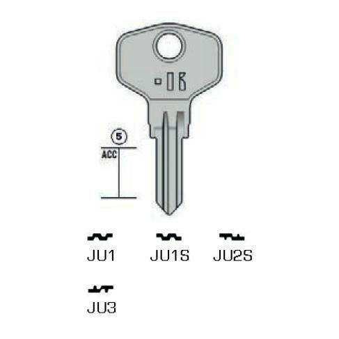 Notched key - Keyline JU2S