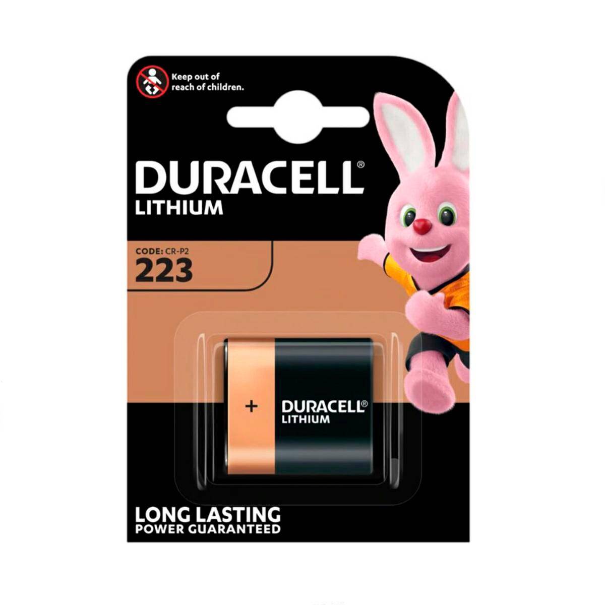 Lit battery Duracell CRP2 223