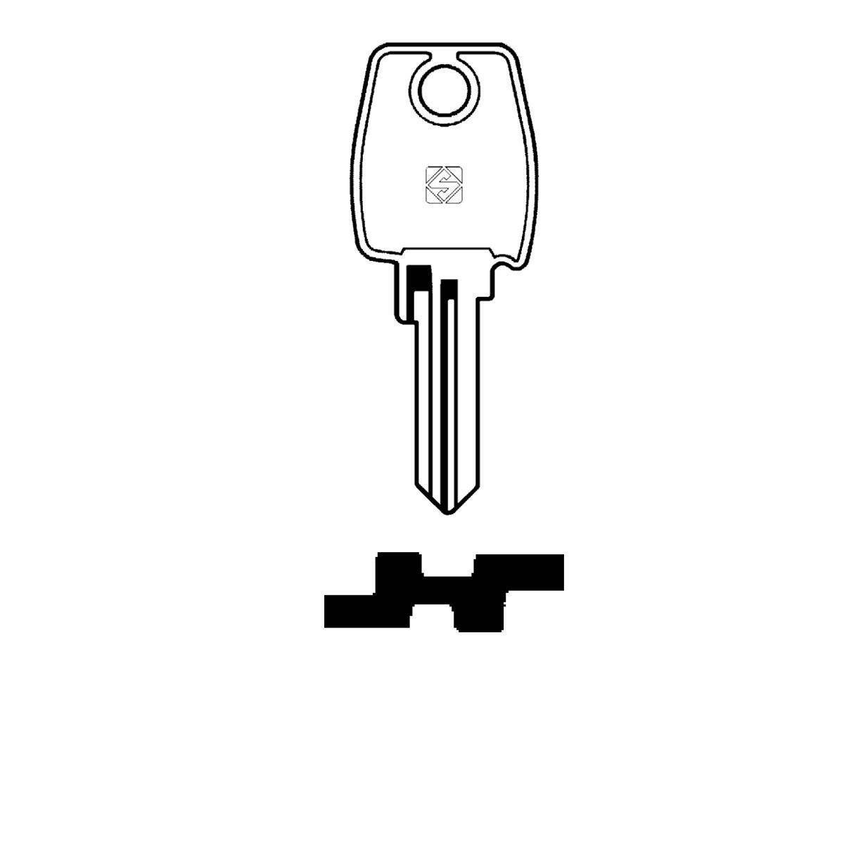 Schlüssel Silca LF16R