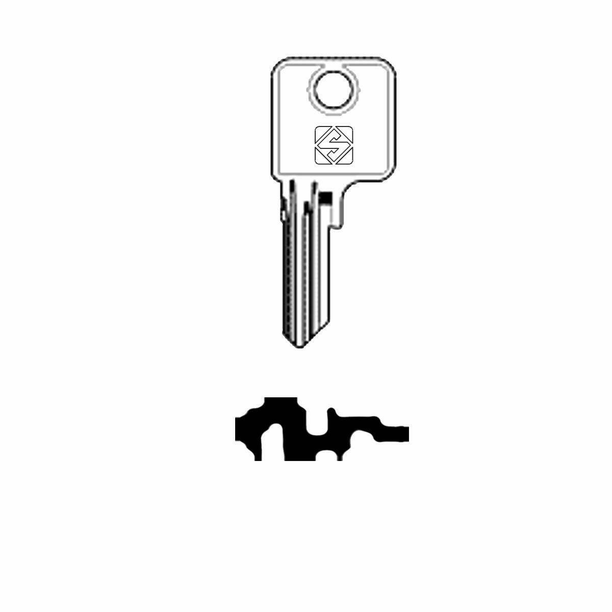 Schlüssel Silca DM137
