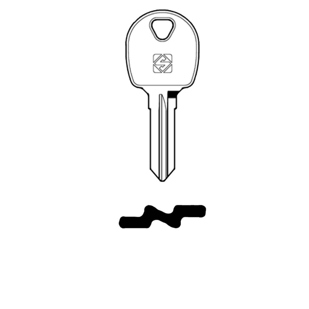 Schlüssel Silca RO84