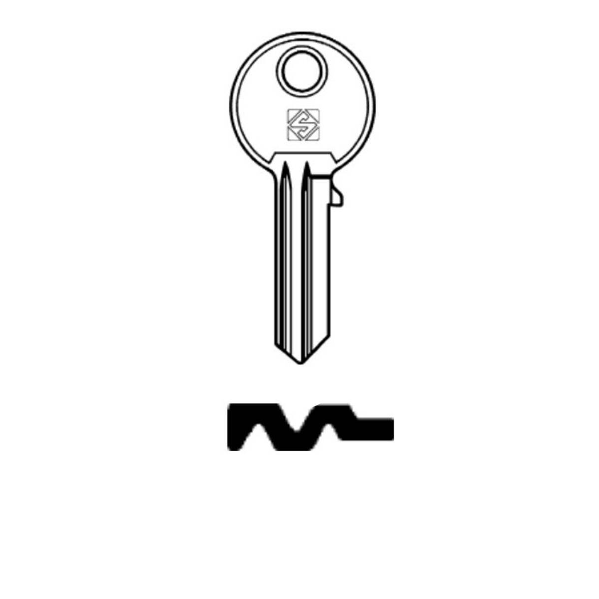 Schlüssel Silca TO23