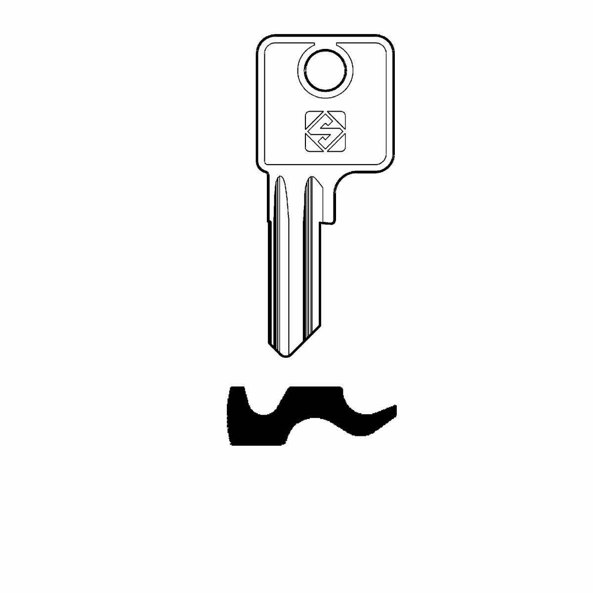 Schlüssel Silca DM16R