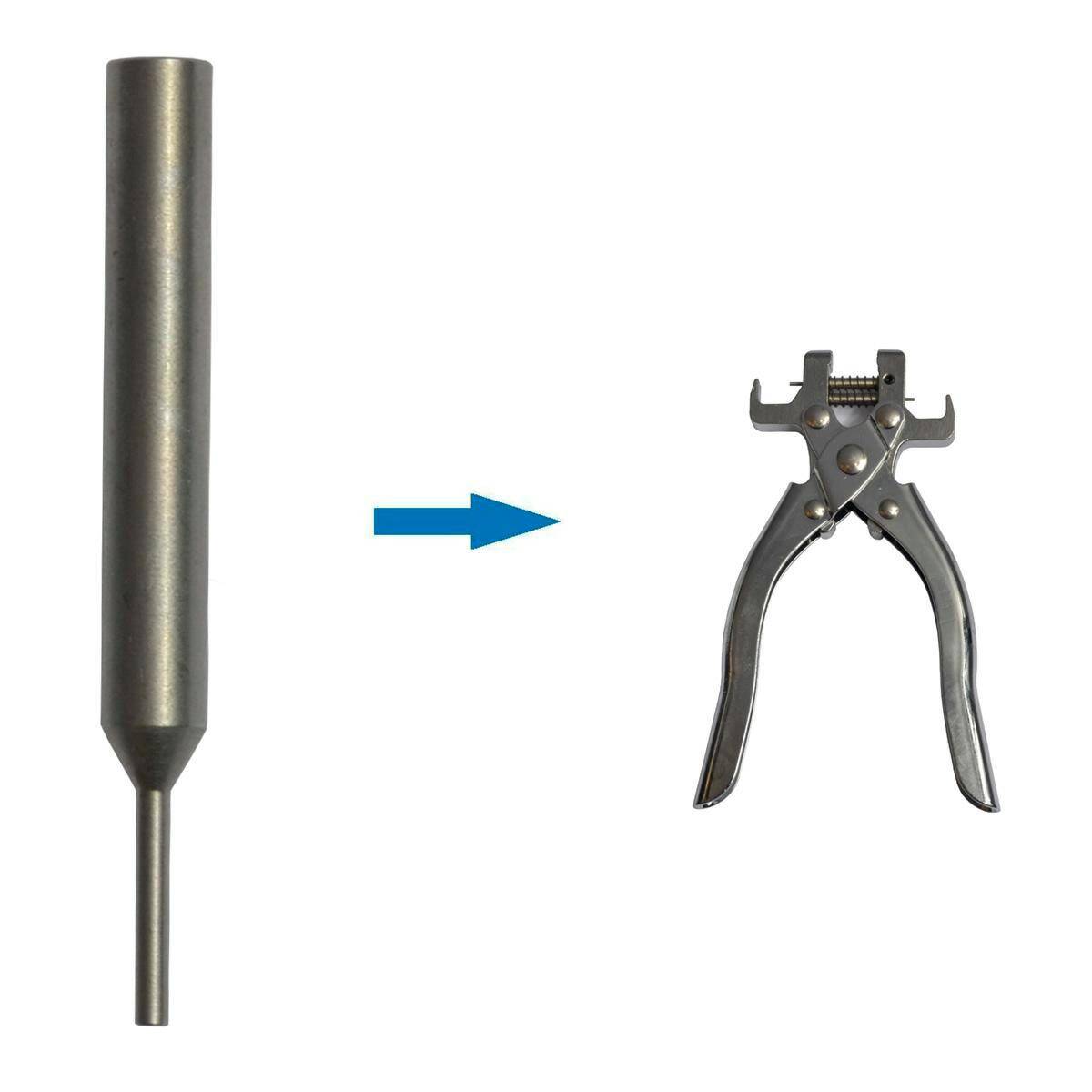 Key blade rivet remover 1.42mm