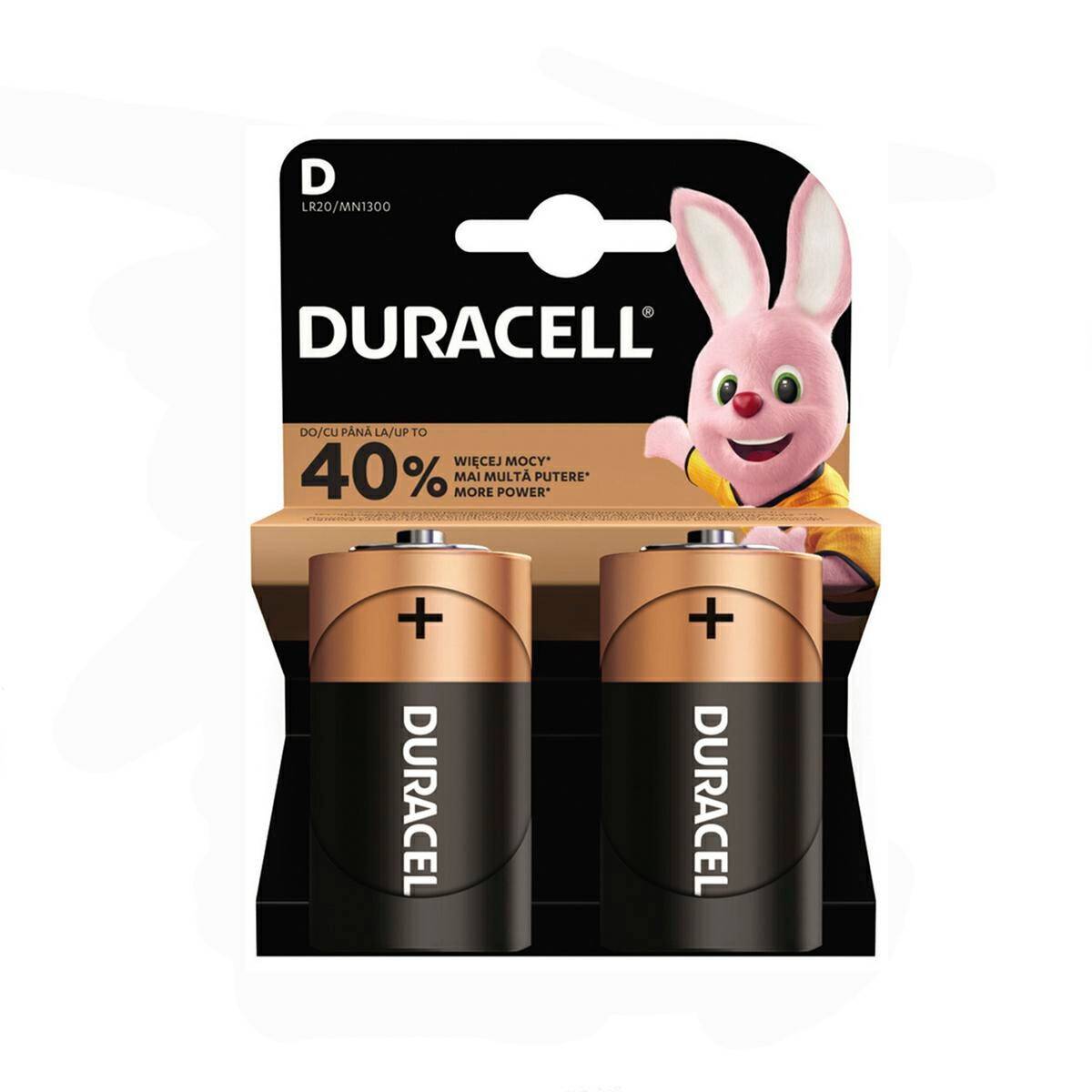 Batterie Duracell LR20 MN1300 1,5V 2 PAK
