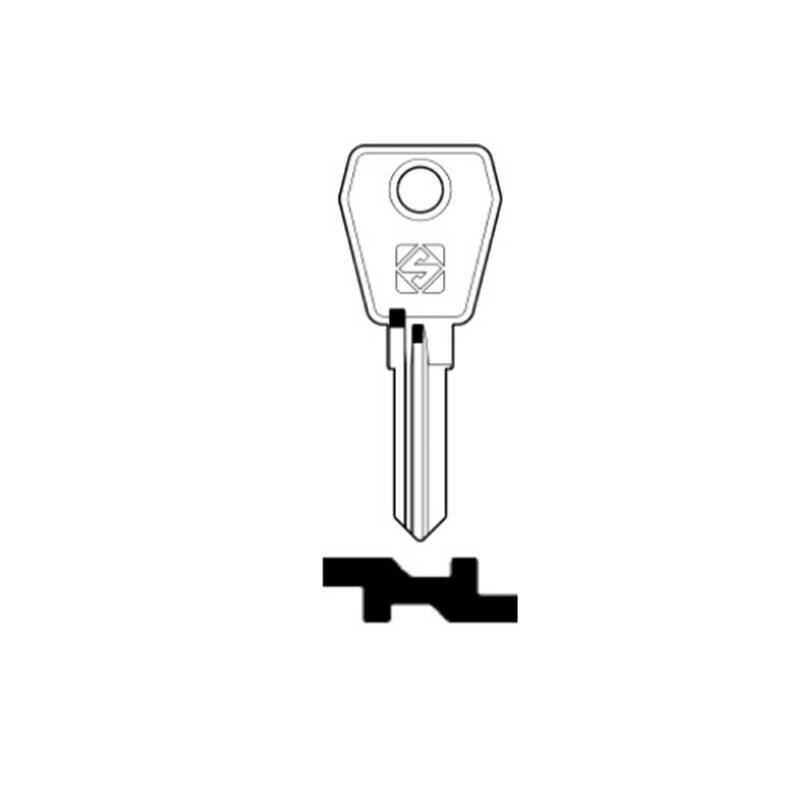 Schlüssel Silca EU16R