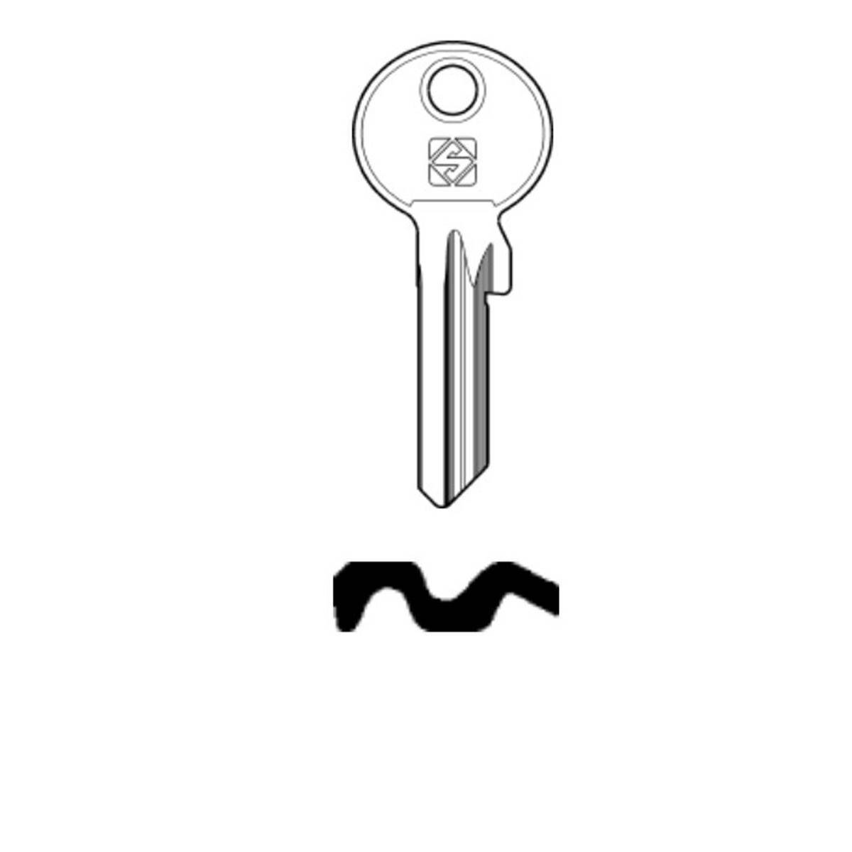 Schlüssel Silca TO30