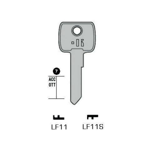 Notched key - Keyline LF11