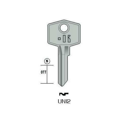Notched key - Keyline UNI2