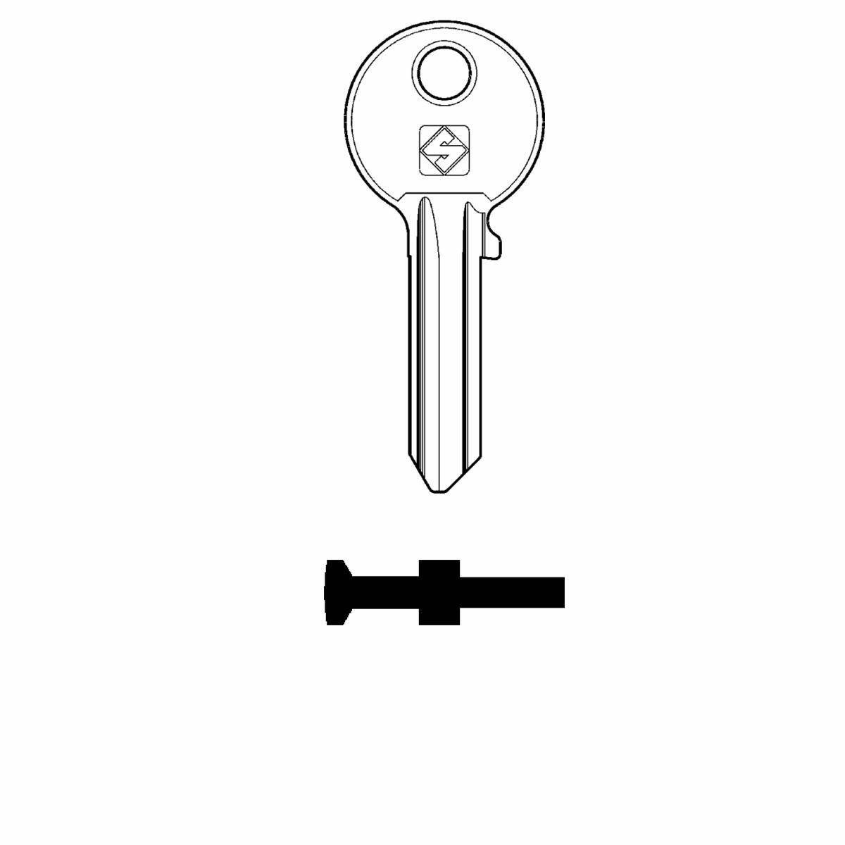Schlüssel Silca IE9