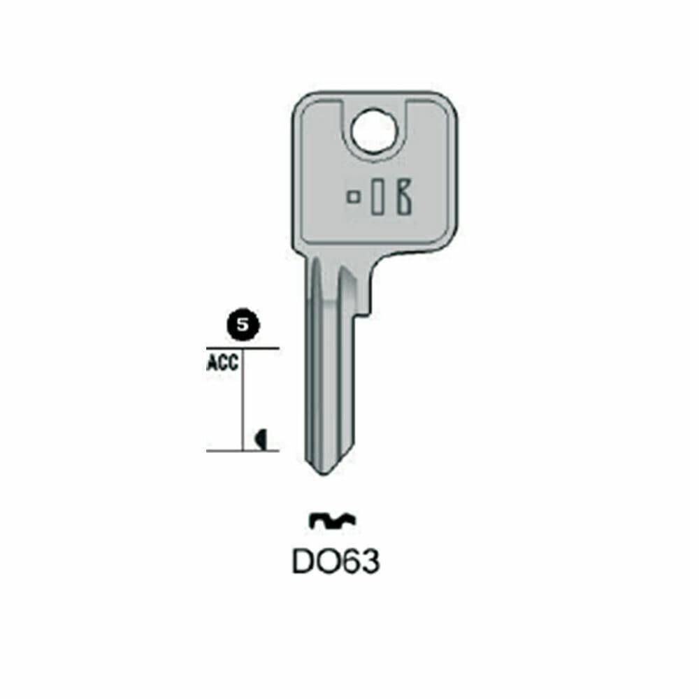 Angekerbter schlüssel Keyline DO63 DM63