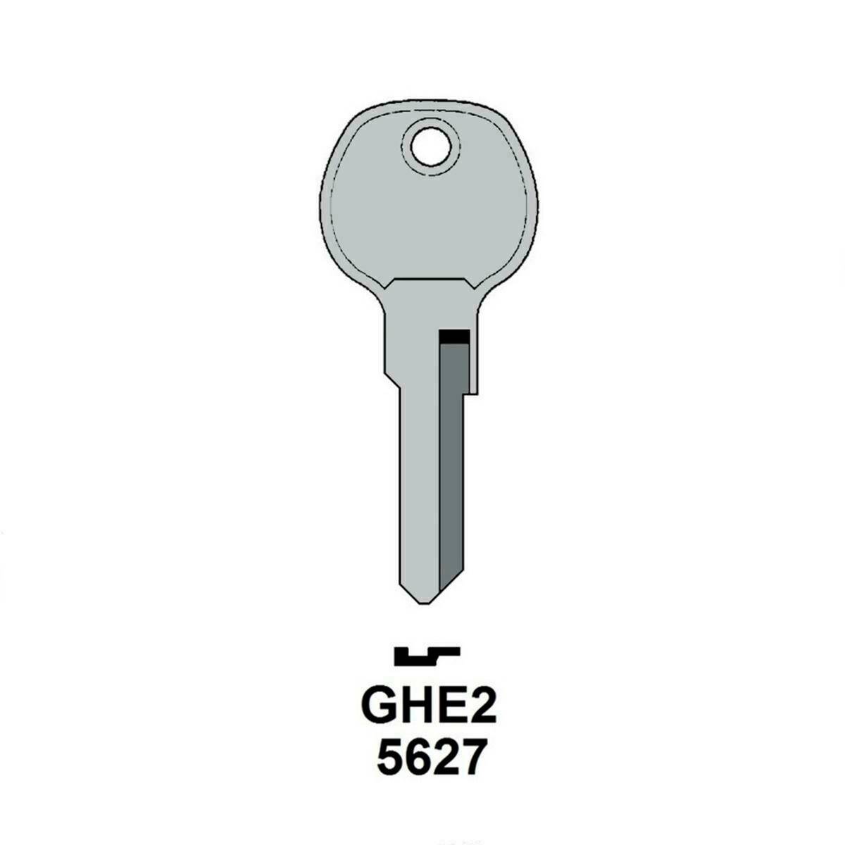 Notched key - Keyline GHE2