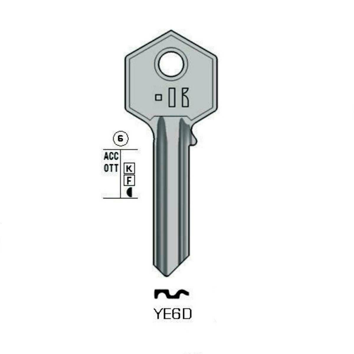 KLUCZ NACINANY - KEYLINE YE6D