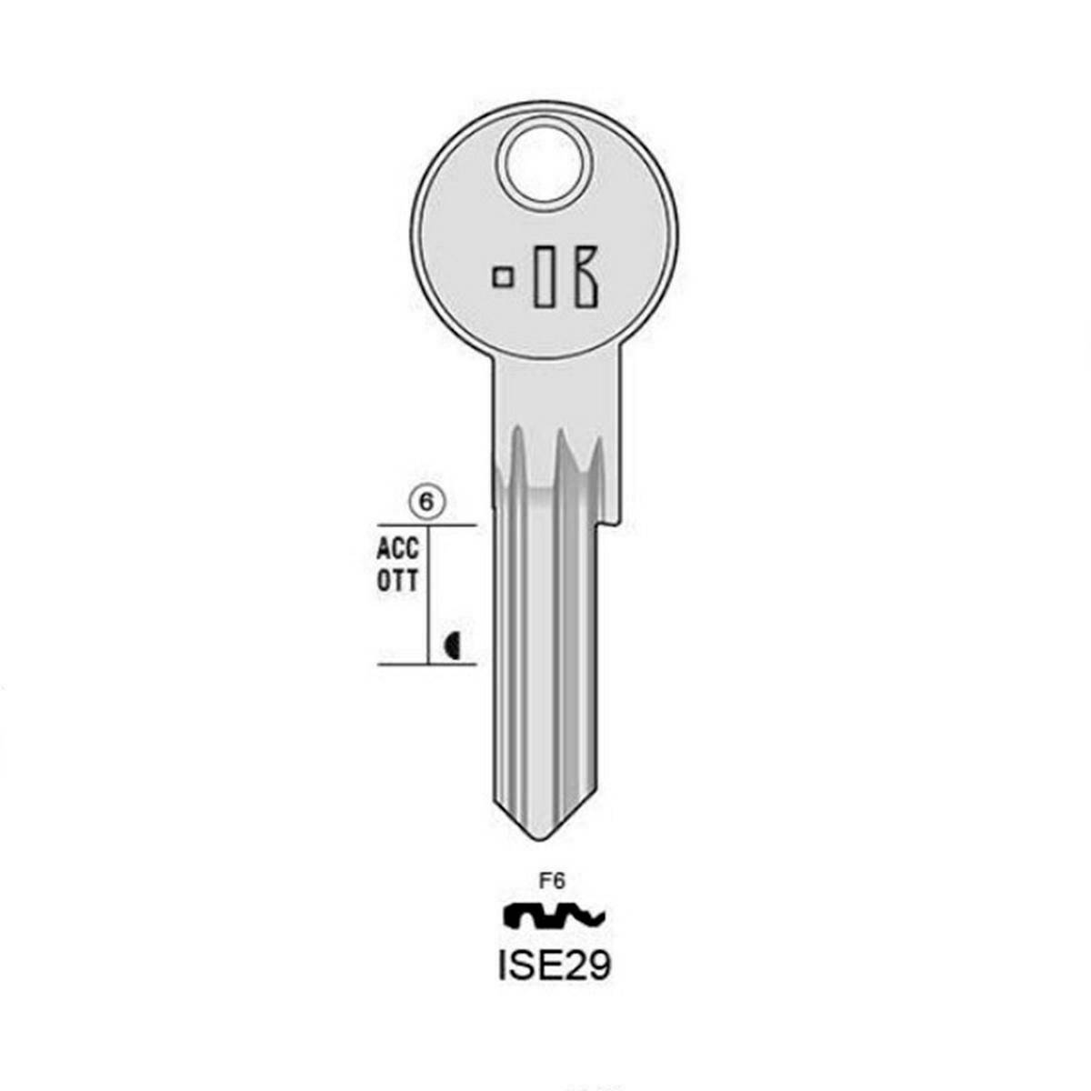 Angekerbter schlüssel - Keyline ISE29
