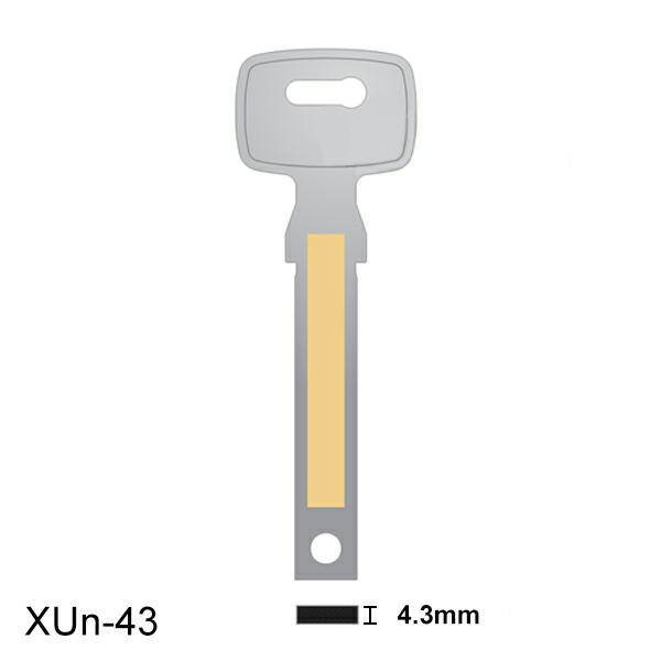 Rough key X-Key 4.3mm 