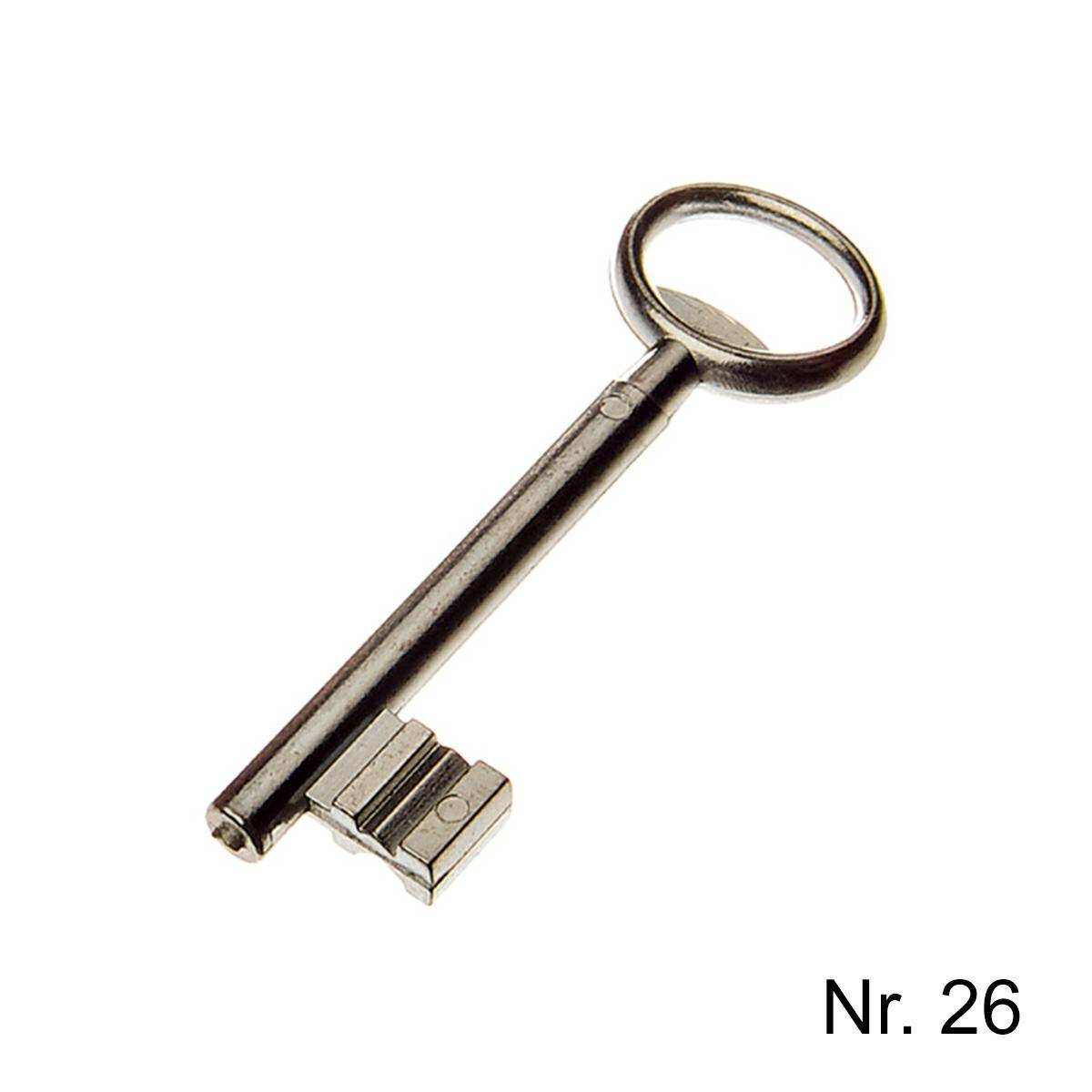 Cast key - Jania - for the lock - No. 26